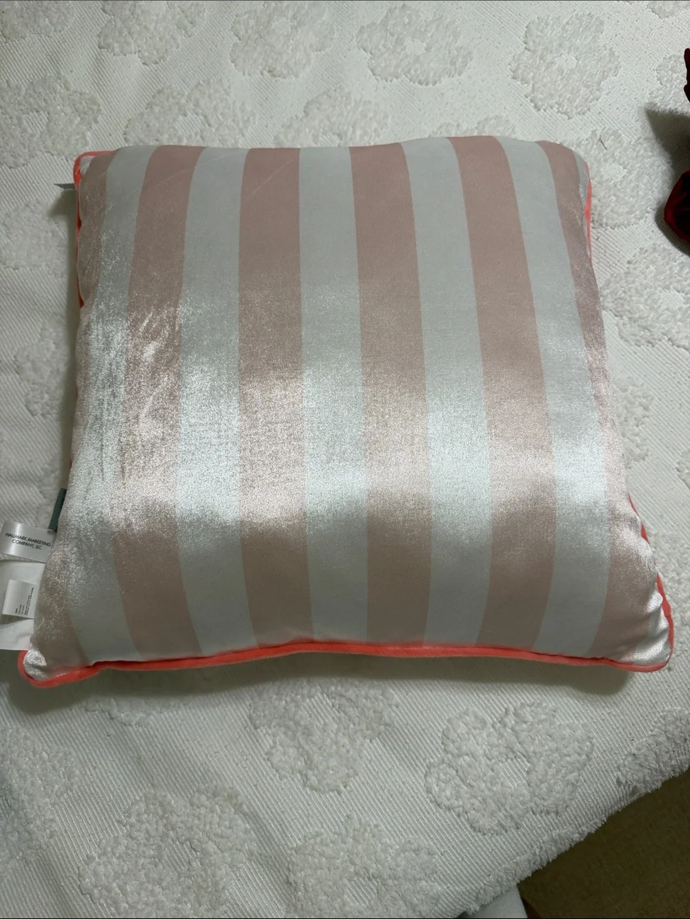 Hallmark Pink 'Dearest Gentle Reader' Embroidered Accent Pillow